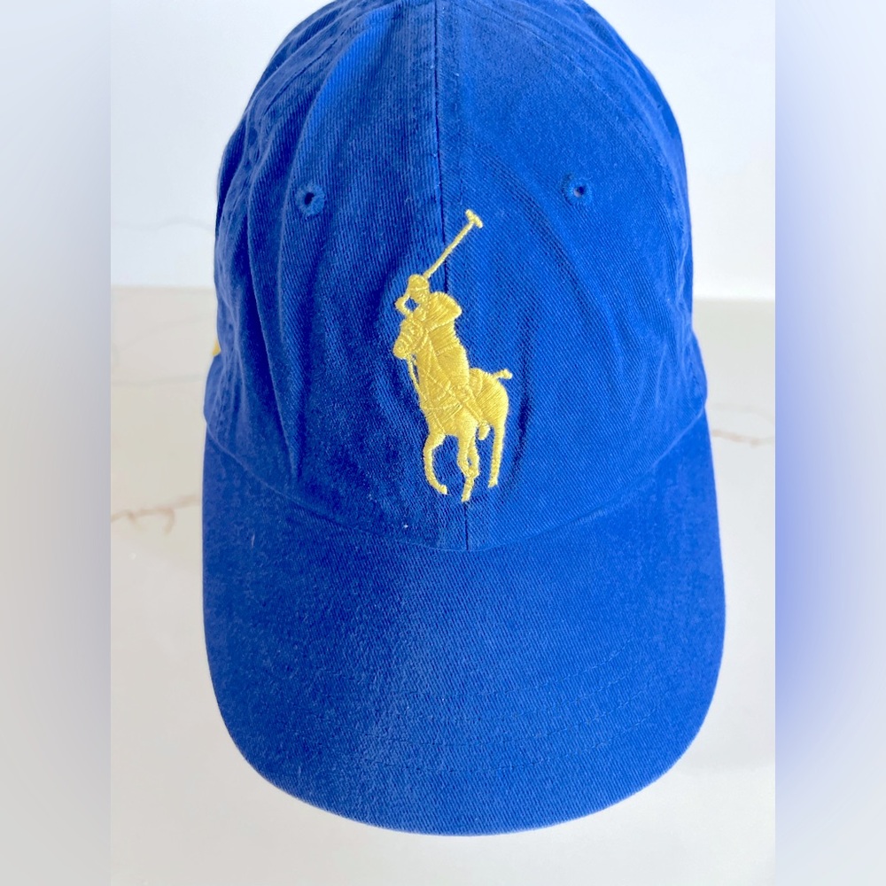 Ralph Lauren polo big pony hat vintage snowbeach USA p-wing bear
